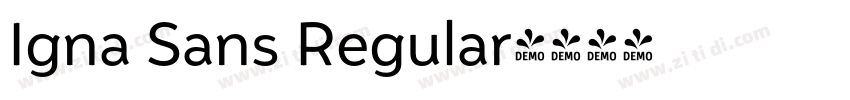 Igna Sans Regular字体转换 Igna Sans Regular字体转换